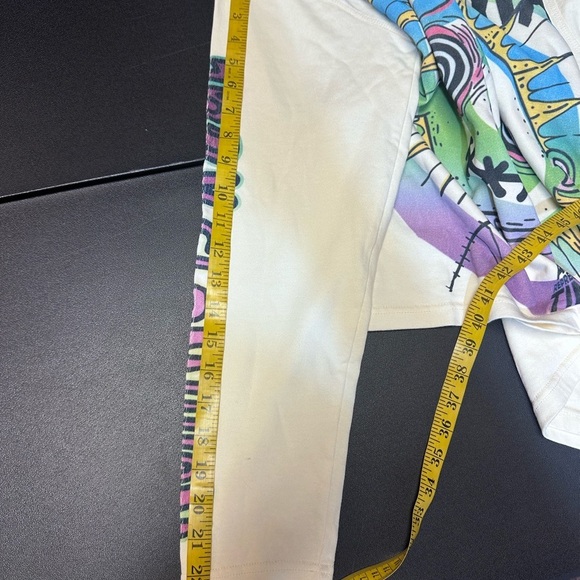 Cream Long Sleeve Sweater with Artistic Monster Designs - Picture 5 of 10